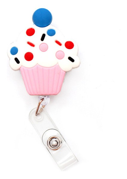 19 60CM Silikon Sevimli Ayçiçeği Meyve Bulut Geri Çekilebilir Makaralı Isimlik Öğrenci Hemşire Sergi Enfermera Isim Kartı Kimlik Kartı Sandığı (Yurt Dışından)