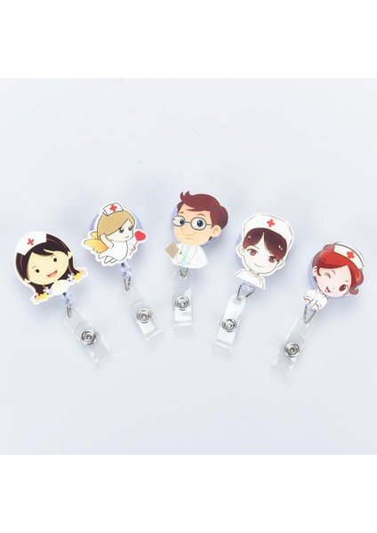 04 1 Adet Geri Çekilebilir Makaralı Isimlik Kimlik Etiketi Çalışma Izni Geçiş Otobüs Çalışma Isim Kartı Klipleri Rozet Tutucu Makara Aksesuarları (Yurt Dışından) indirimleri