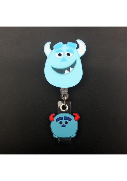 Yeşil Disney Karikatür Pvc Piglet Mike Tarzı Geri Çekilebilir Rozet Makara Hemşire Doktor Kart Tutucu Ofis Hastane Adı Kart Malzemeleri (Yurt Dışından)