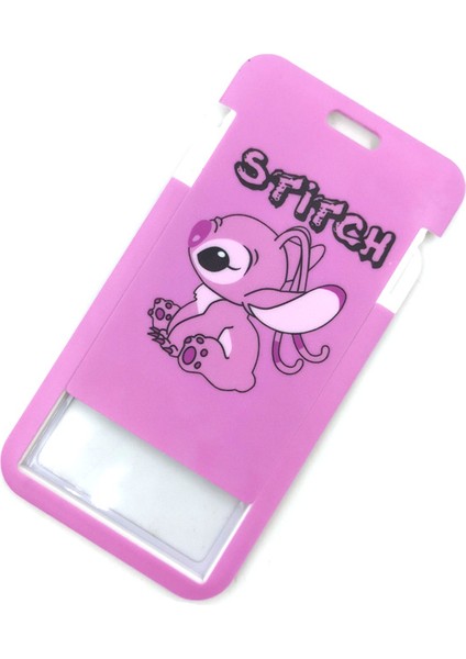 14 Lilo Stitch Karikatür Geri Çekilebilir Rozet Makara Kordon Hemşire Kımlık Iş Kredi Kartı Çalışma Kartı Rozeti Tutucu Ofis Öğrenci Klip Kartı (Yurt Dışından)