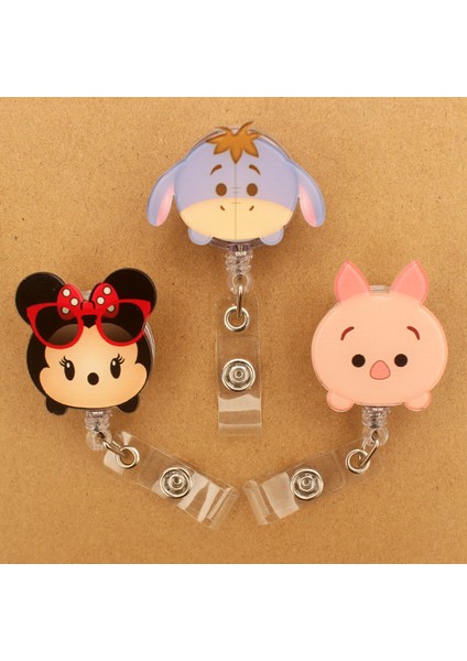 1 Adet Disney Karikatürler Piglet Eeyore Tarzı Ölçeklenebilir Rozet Makara Tutucu Hemşire Doktor Öğrenci Adı Etiketi ve Kimlik Tutucu Aksesuarları (Yurt Dışından) fiyatları