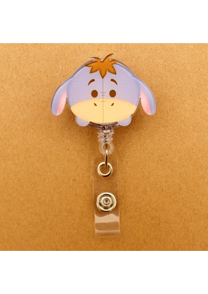 1 Adet Disney Karikatürler Piglet Eeyore Tarzı Ölçeklenebilir Rozet Makara Tutucu Hemşire Doktor Öğrenci Adı Etiketi ve Kimlik Tutucu Aksesuarları (Yurt Dışından) modelleri