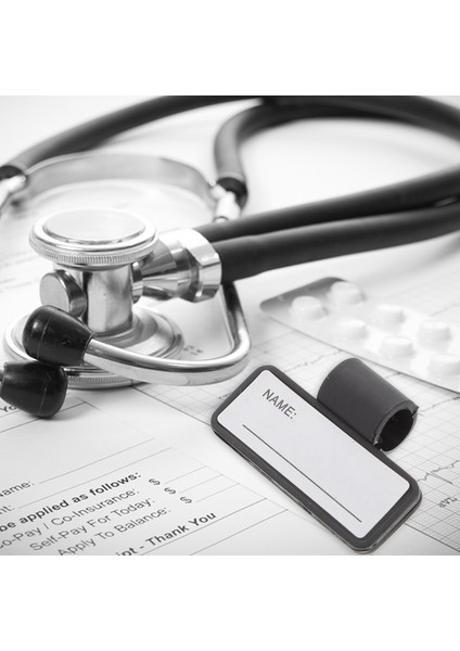 4.5x3 cm Ad Etiketi Stetoskop Kimlik Etiketleri Kimliği Özel Klip Mıknatıslar Tutucu Badgenametags Etiket Plaka Tüp Manyetik (Yurt Dışından) modelleri