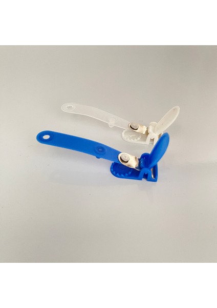 RANDOM-10PCS 10 Adet Metal Rozet Klip Vinil Kayış Kordon Timsah Delik Kelepçeleri Asılı Kımlık Kartı Tutucu Aksesuarları (Yurt Dışından)