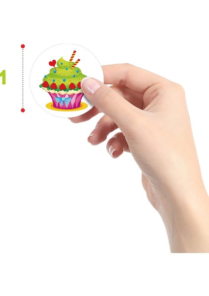 QY1589-500PCS 50-500PCS Yuvarlak Sızdırmazlık Etiketleri Çıkartmalar Düğün Parti Doğum Günü Hediyesi Dekorasyon Etiketleri Cupcake Kırtasiye Tedarik Çıkartmalar (Yurt Dışından) modelleri