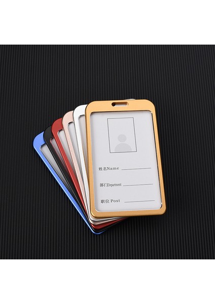 Stil 9 Moda Metal Iş Kimlik Kartı Tutucu Kartları Kapak Bozuk Para Cüzdanı Cüzdan Temizle Banka Kredi Kartı Çantası Okul Ofis Malzemeleri (Yurt Dışından) fırsatları