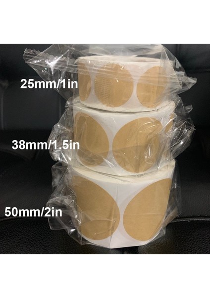 50MM 500 Adet 1 Rulo 100/500 Adet Kraft Kağıt Çıkartmalar Yuvarlak Boş Etiketler El Yapımı Hediye Etiket Kağıdı Dıy Zarf Sızdırmazlık Çıkartmalar Kırtasiye (Yurt Dışından)