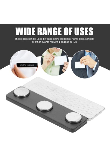 Siyah 10 Adet Etiketler Isim Etiketleri Klipler Etiket Etiketleri Plastik Isim Mıknatıs Arkaları Manyetik Montaj Mıknatısları Isim Plakası Metal Rozet Mıknatıs (Yurt Dışından) indirimleri