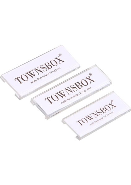 Pin Klip 75X30MM Pin Kimliği Çalışan Adı Akrilik Kart Tutucu Mıknatıs Rozet Etiket Tutucu Güvenlik Manyetik Rozet Bağlantı Elemanları Kimlik Etiketi Klip Etiket Tutucu Rozeti (Yurt Dışından)