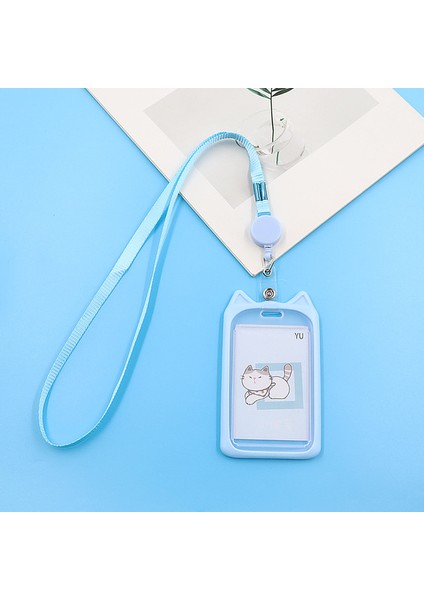 E Banka Kredi Kartı Tutucu Askı Kart Sahibi Öğrenci Hemşire Moda Kordon Kımlık Rozeti Makara Tutucu Otobüs Geçiş Durumda Ofis Malzemeleri (Yurt Dışından)