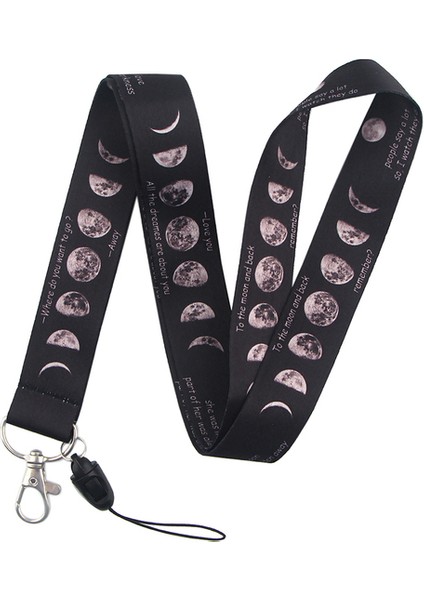 Stil 1 YL1282 Üçlü Ay Tanrıçası Wicca Pentagram Sihirli Muska Anahtarlık Şerit Boyunluklar Tuşlar Için Kımlık Kartı Sapanlar Asılı Rozet Tutucu (Yurt Dışından)