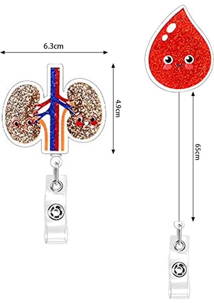 Stetoskop Karikatür Geri Çekilebilir Hemşire Rozeti Makara Klip Tutucu Öğrenciler Doktor Hemşireler Kımlık Kartı Tutucu Anahtarlık Hediye Hastane Çalışanı Aksesuarları (Yurt Dışından) fırsatları