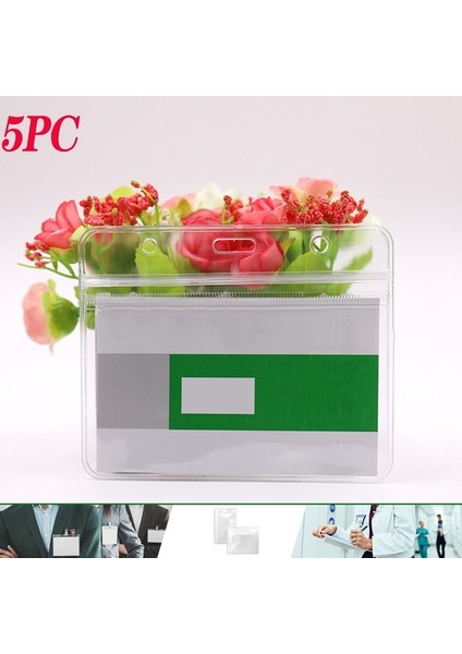 5pc Sağlık Kartı Kartı Koruyucu Kılıf Su Geçirmez Pvc Yumuşak Kart Kılıfı (Yurt Dışından)