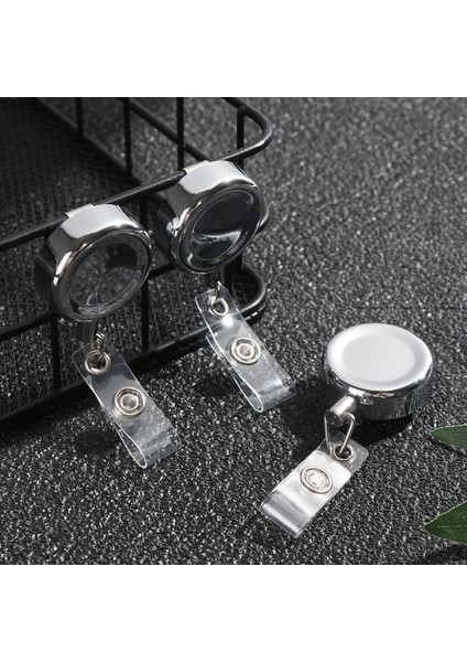 13 1 Adet Geri Çekilebilir Kimlik Kartı Rozet Makarası Kordon Krom Metal Kapı Geçiş Tutucu Zincir Çalışma Kartı Anahtarlık Ofis Okul Malzemeleri (Yurt Dışından) modelleri