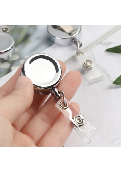 13 1 Adet Geri Çekilebilir Kimlik Kartı Rozet Makarası Kordon Krom Metal Kapı Geçiş Tutucu Zincir Çalışma Kartı Anahtarlık Ofis Okul Malzemeleri (Yurt Dışından) indirimleri