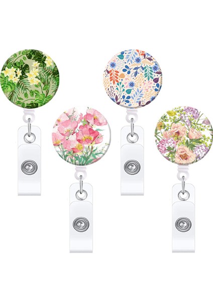 16 Yağlıboya Çiçek Geri Çekilebilir Hemşire Rozeti Makara Klip Öğrenciler Doktor Kımlık Kartı Tutucu Timsah Klip Yeni Yıl Yılbaşı Hediyeleri 1 Pc (Yurt Dışından) modelleri