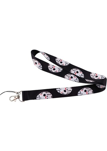 Stil 2 Flyingbee X2328 Korku Cinayet Boyun Askısı Kordon Tuşları Kımlık Kartı Spor Salonu Telefon Askıları USB Rozet Tutucu Asmak Halat Cadılar Bayramı Ipi (Yurt Dışından)
