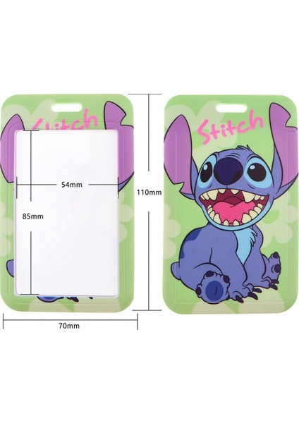 11 Lilo Stitch Anahtarlık Boyunluklar Kimlik Kartı Tutucu Kımlık Kartı Geçiş Spor Salonu Cep Telefonu Rozeti Tutucu Anahtar Kayışı Webbings Şeritler (Yurt Dışından)
