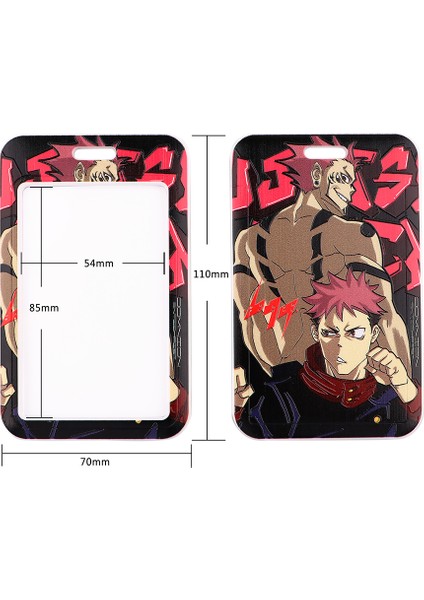 Stil 10 ER710 Anime Sailor Jujutsu Kaisen Kordon Kart Sahibinin Öğrenci Asılı Boyun Cep Telefonu Ipi Rozeti Metro Erişim Kartı Tutucu (Yurt Dışından)