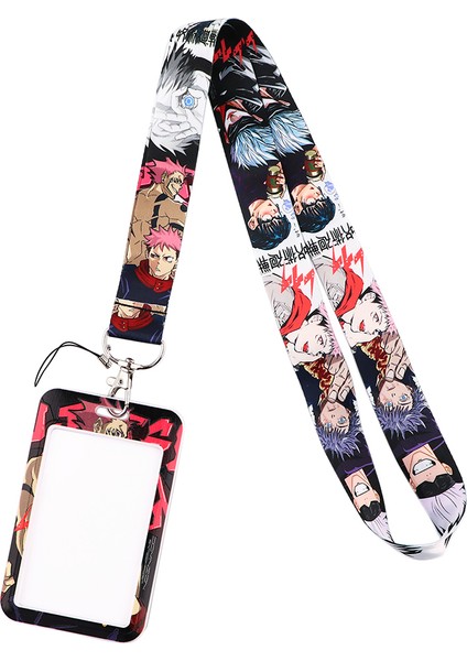 Stil 10 ER710 Anime Sailor Jujutsu Kaisen Kordon Kart Sahibinin Öğrenci Asılı Boyun Cep Telefonu Ipi Rozeti Metro Erişim Kartı Tutucu (Yurt Dışından)