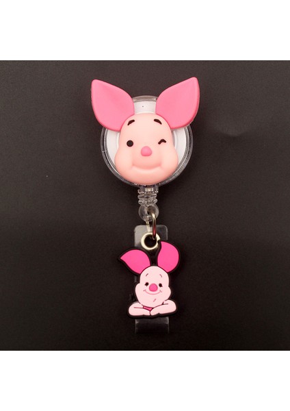 Beyaz Arkadaşlar Winnie Eeyore Piglet Tarzı Geri Çekilebilir Rozet Makara Hemşire Doktor Kart Tutucu Ofis Hastane Adı Kart Malzemeleri (Yurt Dışından)