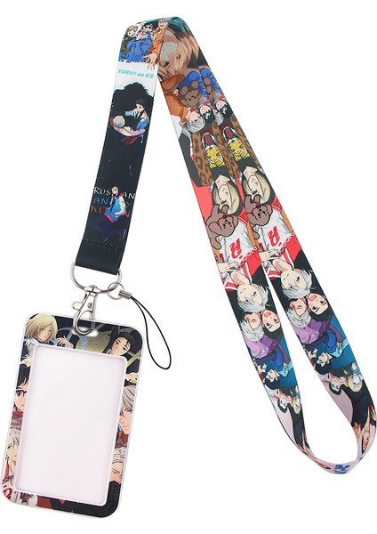 24 CB0181 Anime Kart Kılıfları Kordon Anahtar Kordon Cosplay Rozeti Kımlık Kartları Sahipleri Boyun Askıları Anahtarlıklar Öğrenci Ofis Aksesuarları (Yurt Dışından) indirimleri