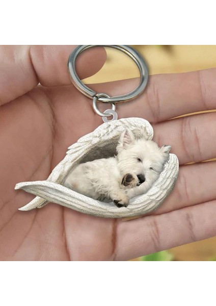 Akrilik Sevimli Köpek Uyuyan Melek Zincirler Hayvan Zinciri Kadın Kızlar Için Kadın Tutucu Araba Çocuklar Hediye Bırak Gemi V9E1 (Yurt Dışından) fırsatları