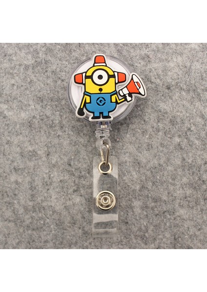 Gül Kırmızı Karikatür Komik Erkek Tarzı Geri Çekilebilir Rozet Makara Hemşire Doktor Kart Tutucu Ofis Hastane Malzemeleri Erkek Kız Isim Kartı (Yurt Dışından)