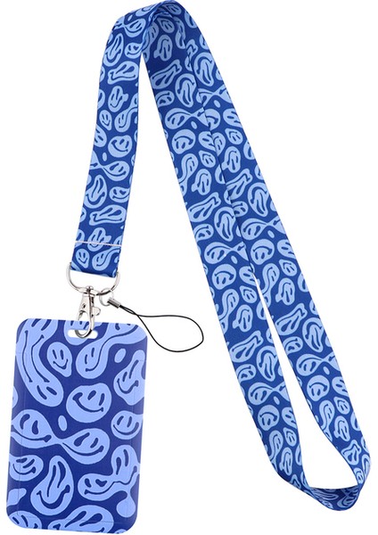 Stil 8 ER1740 Demon Slayer Renkli Aşk Boyunluklar Kımlık Rozeti Tutucu Otobüs Geçiş Kılıfı Kapak Kayma Bankası Kredi Kartı Tutucu Askı Kart Sahibi (Yurt Dışından)