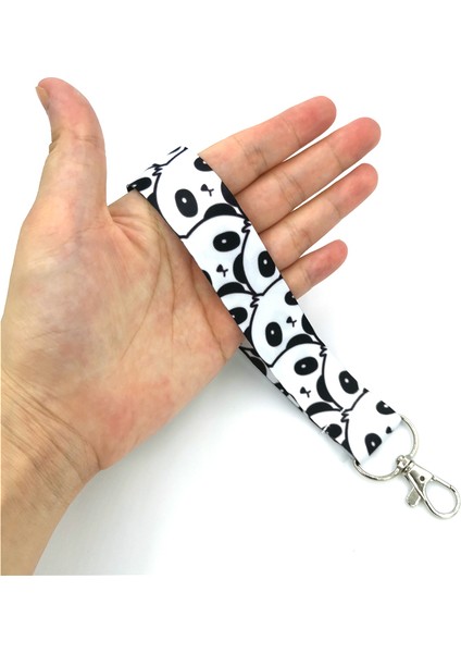 El Bileklik Panda Karikatür Kordon Kredi Kartı Kimlik Tutucu Çanta Öğrenci Kadın Seyahat Kartı Kapak Rozeti Araba Anahtarlık Süslemeleri Aksesuarları Hediyeler (Yurt Dışından) fırsatları