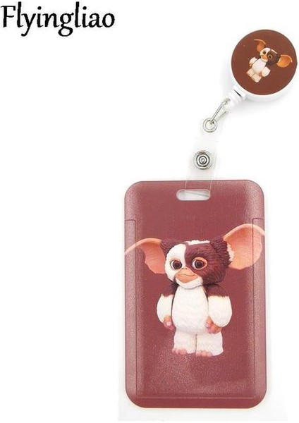 Stil 3 Gremlinler Gizmo Film Karikatür Sevimli Kredi Kartı Tutucu Ipi Kadın Erkek Çocuk Öğrenci Rozet Makarası Kımlık Adı Otobüs Klip Kart Rozeti Tutucu (Yurt Dışından)