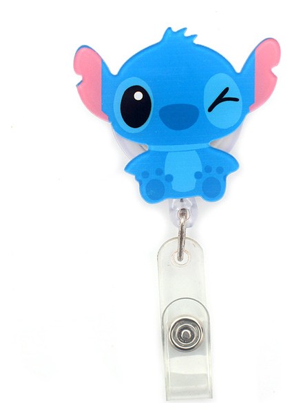 Lacivert Disney Pvc Çiftler Fareler Geri Çekilebilir Rozet Makara Hemşire Doktor Kart Tutucu Ofis Hastane Malzemeleri Erkek Kız Isim Kartı (Yurt Dışından)