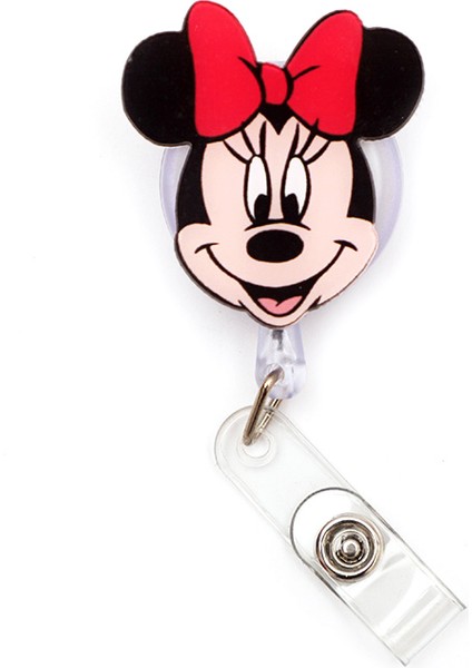 Lacivert Disney Pvc Çiftler Fareler Geri Çekilebilir Rozet Makara Hemşire Doktor Kart Tutucu Ofis Hastane Malzemeleri Erkek Kız Isim Kartı (Yurt Dışından)