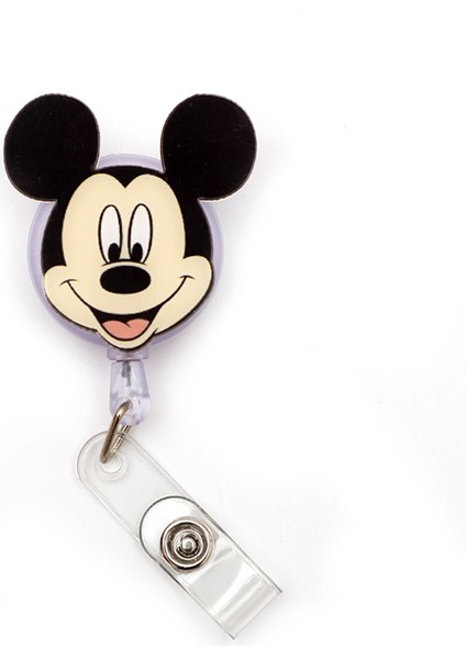 Lacivert Disney Pvc Çiftler Fareler Geri Çekilebilir Rozet Makara Hemşire Doktor Kart Tutucu Ofis Hastane Malzemeleri Erkek Kız Isim Kartı (Yurt Dışından)