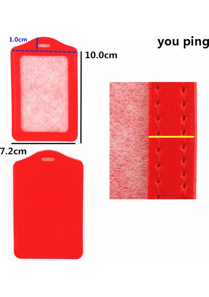Pembe-A Yüksek Kaliteli Pu 11 Renk Kartı Kapağı Otobüs Kartı Rozeti Ipi Ticari Kredi Kartları Banka Kımlık Kartı Okul Malzemeleri (Yurt Dışından)
