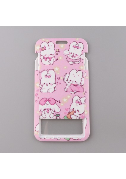 Stil 3 Karikatür Pembe Kordon Sevimli Tavşan Boyun Askısı Anahtar Kordon Kımlık Kartı Spor Telefonu USB Kımlık Tutucu Dıy Boyunluklar (Yurt Dışından) modelleri