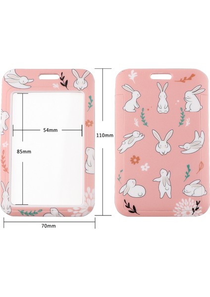 Stil 3 Karikatür Pembe Kordon Sevimli Tavşan Boyun Askısı Anahtar Kordon Kımlık Kartı Spor Telefonu USB Kımlık Tutucu Dıy Boyunluklar (Yurt Dışından) fırsatları