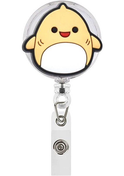 SSK-XH-566-13 1 Parça Kawaii Hayvan Domuz Rozet Makaraları Karikatür Sevimli Piglet Rozet Makaraları Çalışma Kartı Kımlık/ıc Kart Tutucu Aksesuarları (Yurt Dışından)