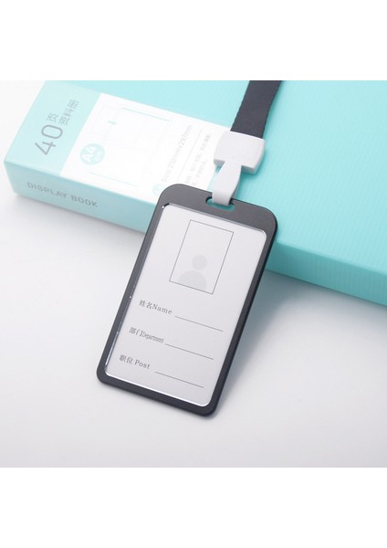 Stil 1 Moda Metal Iş Kimlik Kartı Tutucu Kartları Kapak Bozuk Para Cüzdanı Cüzdan Temizle Banka Kredi Kartı Çantası Okul Ofis Malzemeleri (Yurt Dışından)