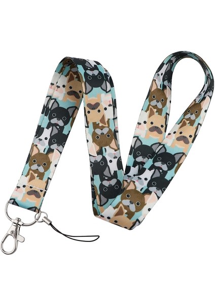 Stil 1 Sevimli Evcil Köpek Kordon Anahtarlık Sling Rozeti Boyun Bandı Anahtarlık Rozeti Kimlik Cep Telefonu Halat Boyun Askıları Kawaii Telefon Aksesuarları (Yurt Dışından)