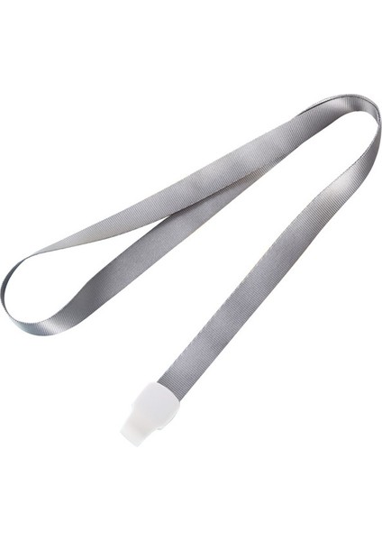 Gri 1 Adet Düz Renk Çalışma Geçiş Otobüs Kımlık Etiketi Kartı Kordon Fabrika Şirketi Çalışanın Personel Kartı Aksesuarları Boyun Askısı (Yurt Dışından)