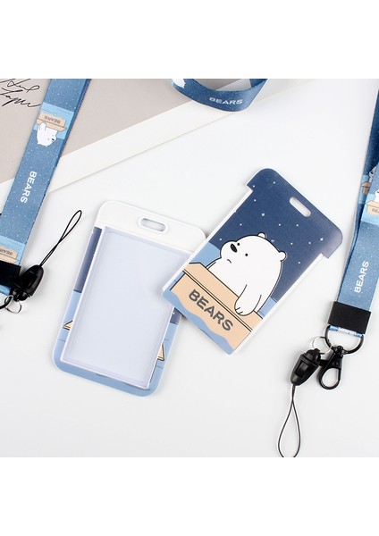 No.7 1 Adet Karikatür Kimlik Sahipleri Yaka Kartı Tutucu Personel Rozeti Kapak Durumda Otobüs Geçiş Kılıfı Kol Boyun Askısı ile Kart Tutucu (Yurt Dışından) fırsatları