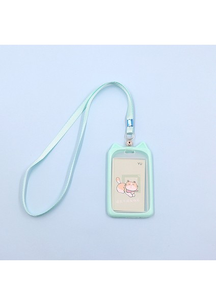 Stil 4 Sevimli Karikatür Kedi Kart Tutucu Geri Çekilebilir Makara ile Kimlik Tutucu Ipi Rozet Tutucu Kolaylık Öğrenci Otobüsü Kımlık Kartı Tutucu (Yurt Dışından)