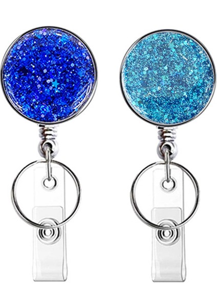 Lotus Renk 1 Adet Yuvarlak Glitter Pul Rozet Makara Geri Çekilebilir Rozet Tutucu Hemşire Doktor Kımlık Kartı Tutucu Kordon Çekme Anahtarlık Ofis Malzemeleri (Yurt Dışından) indirimleri