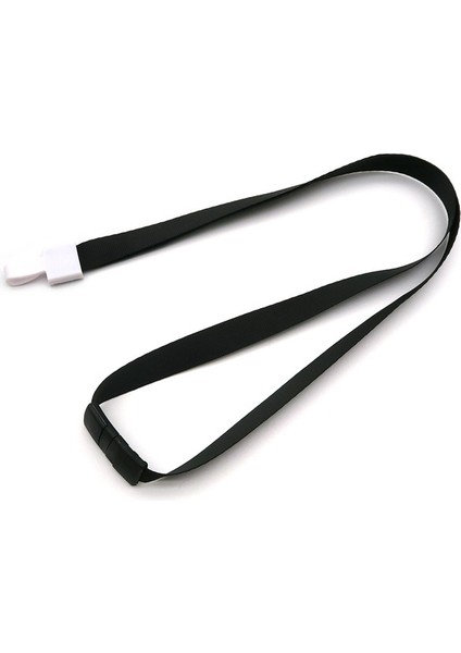 Emniyet Tokalı Siyah Kordon Kart Sahipleri Için 1.5 cm Geniş Boyun Askısı Isim Kartı Öğrenci Kimlik Kartı Yetişkin ve Çocuk Güvenlik Ipi (Yurt Dışından)