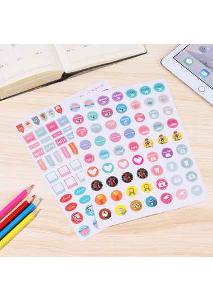 Stil 1 2 Sayfalık Masa Duvar Takvimi Etkinlik Çıkartmaları Defterler Günlüğü Aylık Planlayıcısı Etiket Scrapbooking Haftalık Sekmeler Çıkartmalar Ofis Kaynağı (Yurt Dışından) modelleri