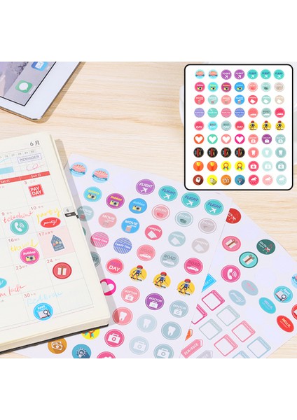 Stil 1 2 Sayfalık Masa Duvar Takvimi Etkinlik Çıkartmaları Defterler Günlüğü Aylık Planlayıcısı Etiket Scrapbooking Haftalık Sekmeler Çıkartmalar Ofis Kaynağı (Yurt Dışından) indirimleri