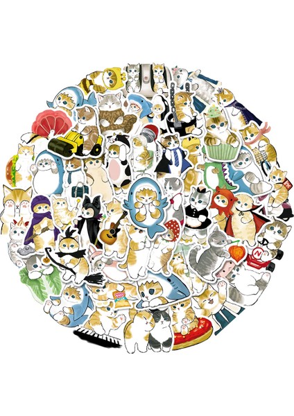 Kedi 50 Adet 10/30/50 Adet Kawaii Kedi Karikatür Çıkartmalar Sevimli Hayvan Estetik Çıkartmaları Karalama Defteri Dizüstü Telefon Bagaj Araba Graffiti Etiket Çocuk Oyuncağı (Yurt Dışından) fiyatları