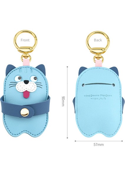 Kedi Pu Erişim Kontrol Kartı Kapağı 1 Adet Anahtarlık Anahtar Sahipleri Anahtarlık Narin Kımlık Ic Asansör Otobüs Kartı Çantası Kolye Koruma Kapağı (Yurt Dışından)