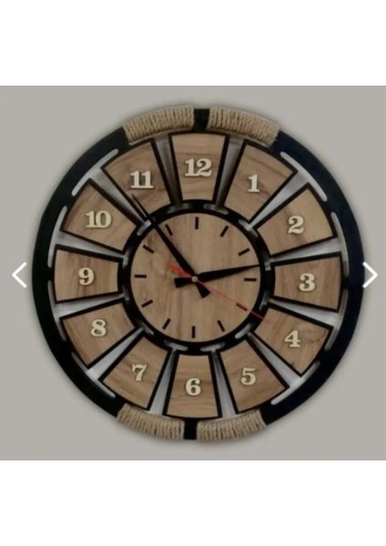 Dekoratif Ipli Duvar Saati